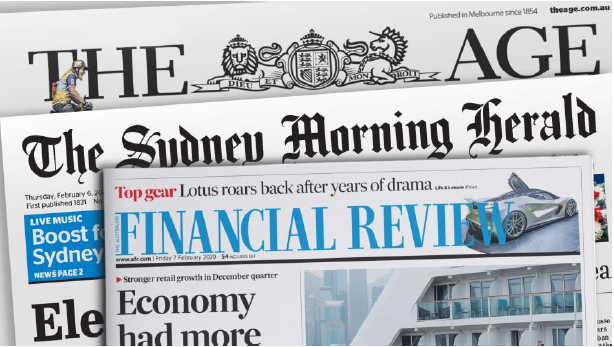 The Sydney Morning Herald, The Age and The Australian Financial Review audiences grow in November.