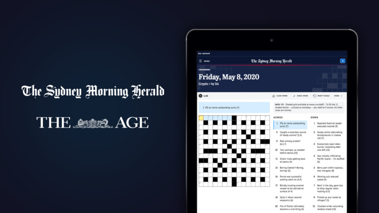 Herald and Age add crosswords to digital subscriptions