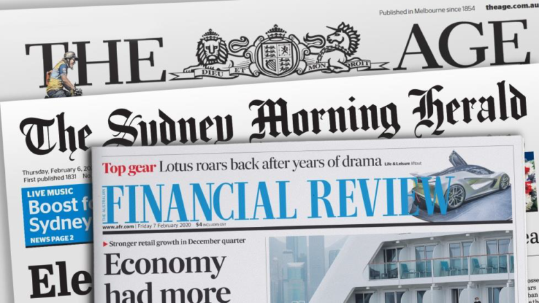News audiences swell across the Herald, Age and Financial review