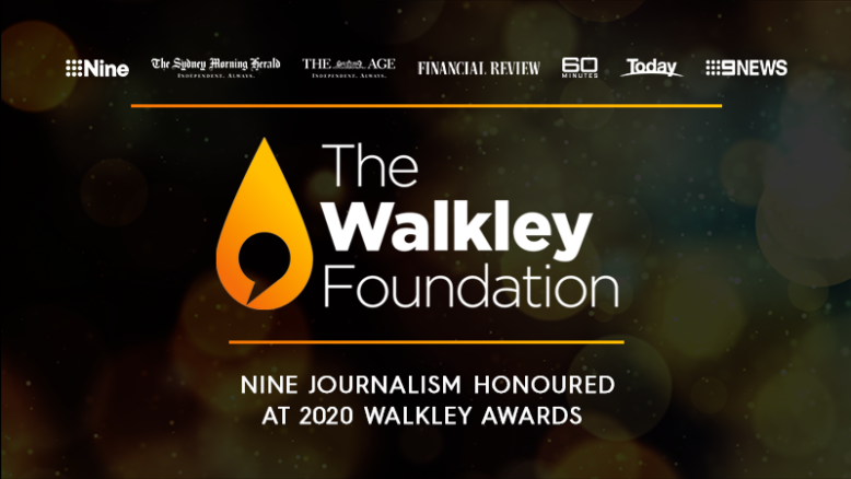 Nine Journalism honoured at 2020 Walkley Awards