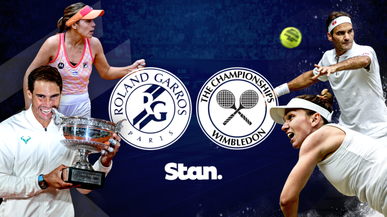 Nine and Stan secure rights to Wimbledon and Roland-Garros