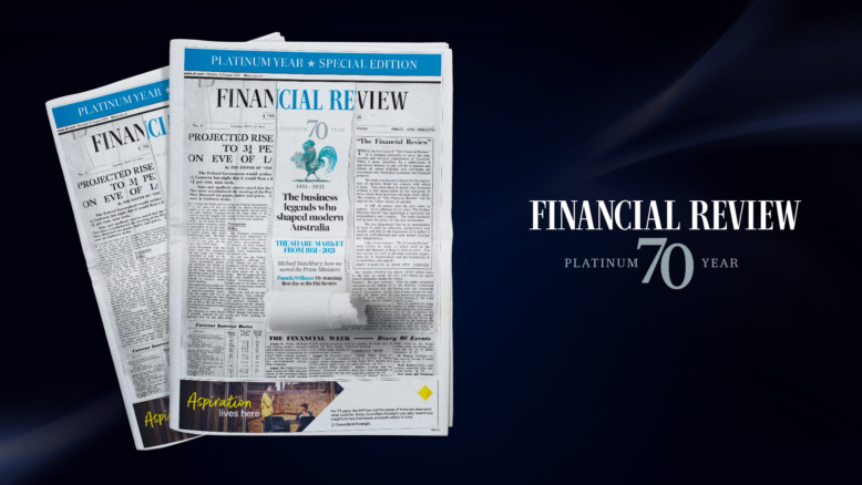 Financial Review celebrates 70 years by naming Australia's seven most defining business leaders