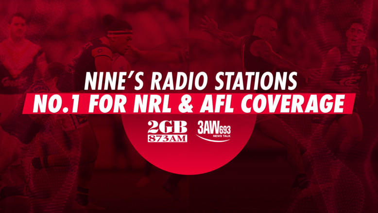 Nine's radio stations No.1 for NRL and AFL coverage