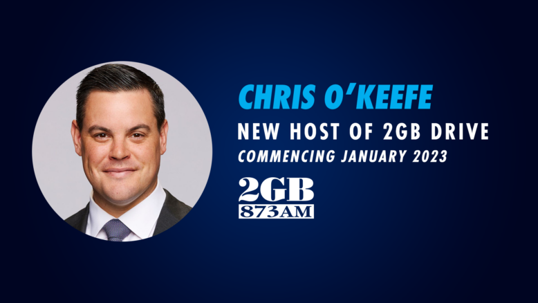 Chris O'Keefe to host 2GB Drive