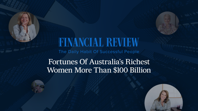 2023 Financial Review Rich Women List