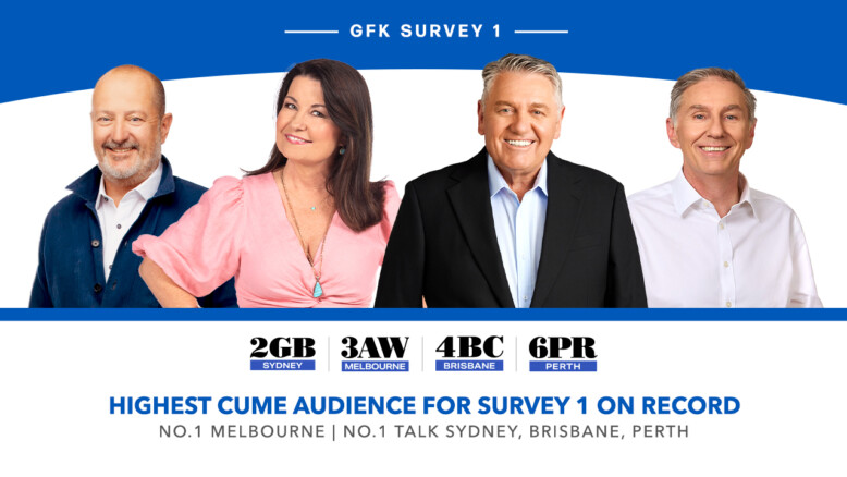 Nine's talk stations record highest cume audience for survey 1 on record