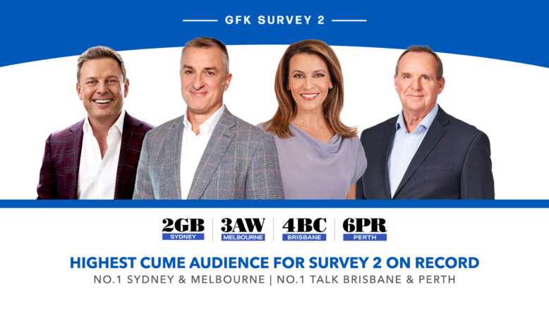 Record audiences: Nine's talk stations No.1 in Sydney and Melbourne