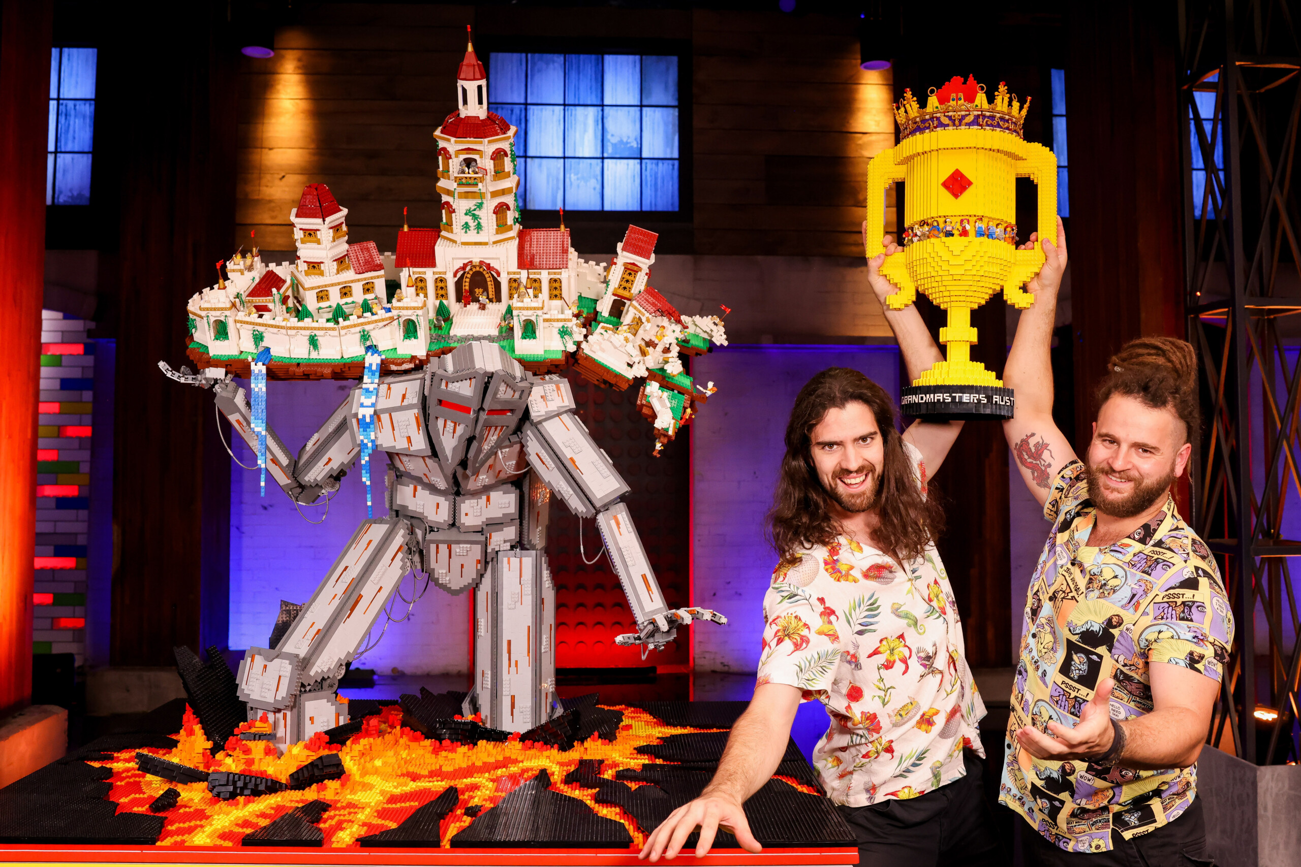 Scott and Owen win first ever LEGO® Masters Grand Masters Nine for Brands