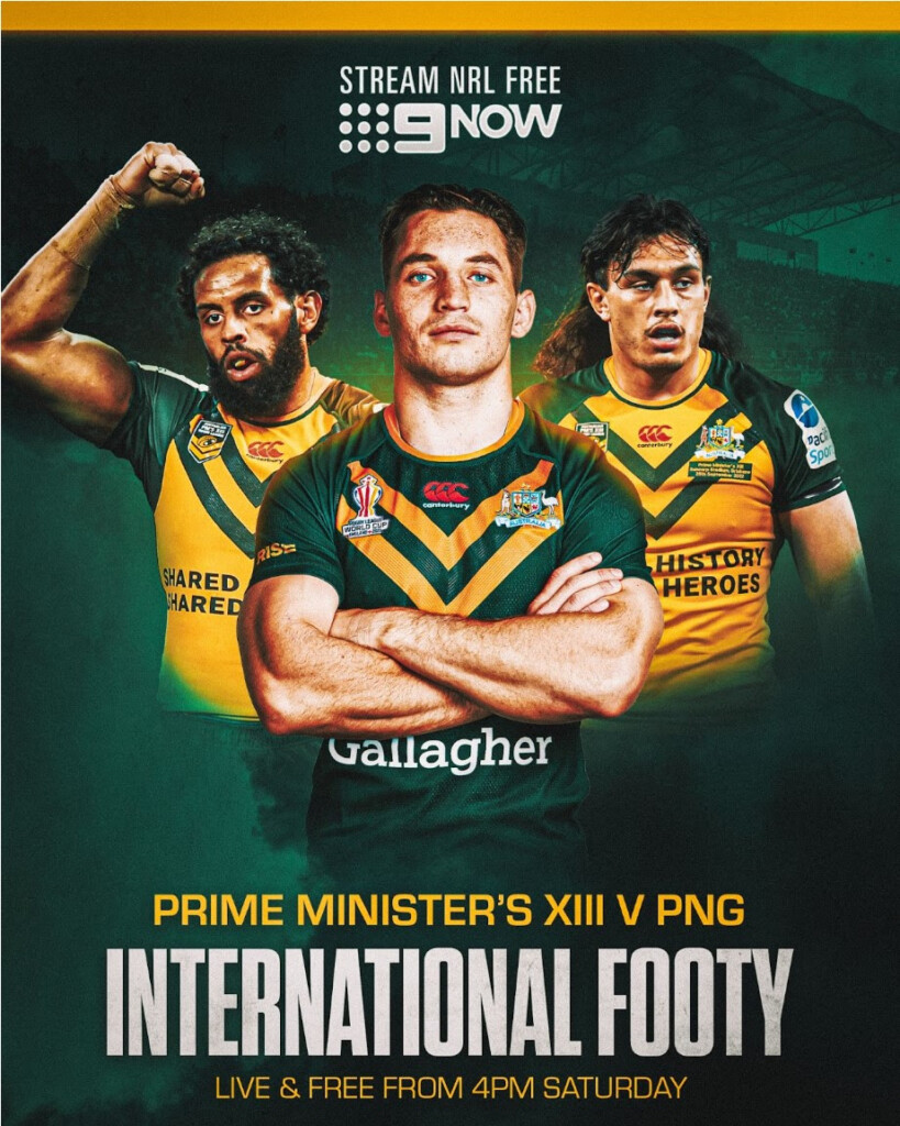 Prime Ministers XIII rugby league live and free on Nine