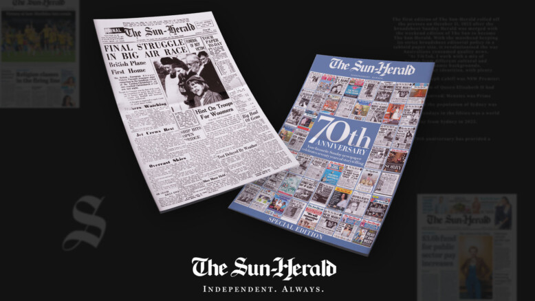 The Sun Herald celebrates 70 years of informing and entertaining readers 