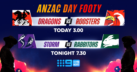 NRL on Nine's Anzac Day double
