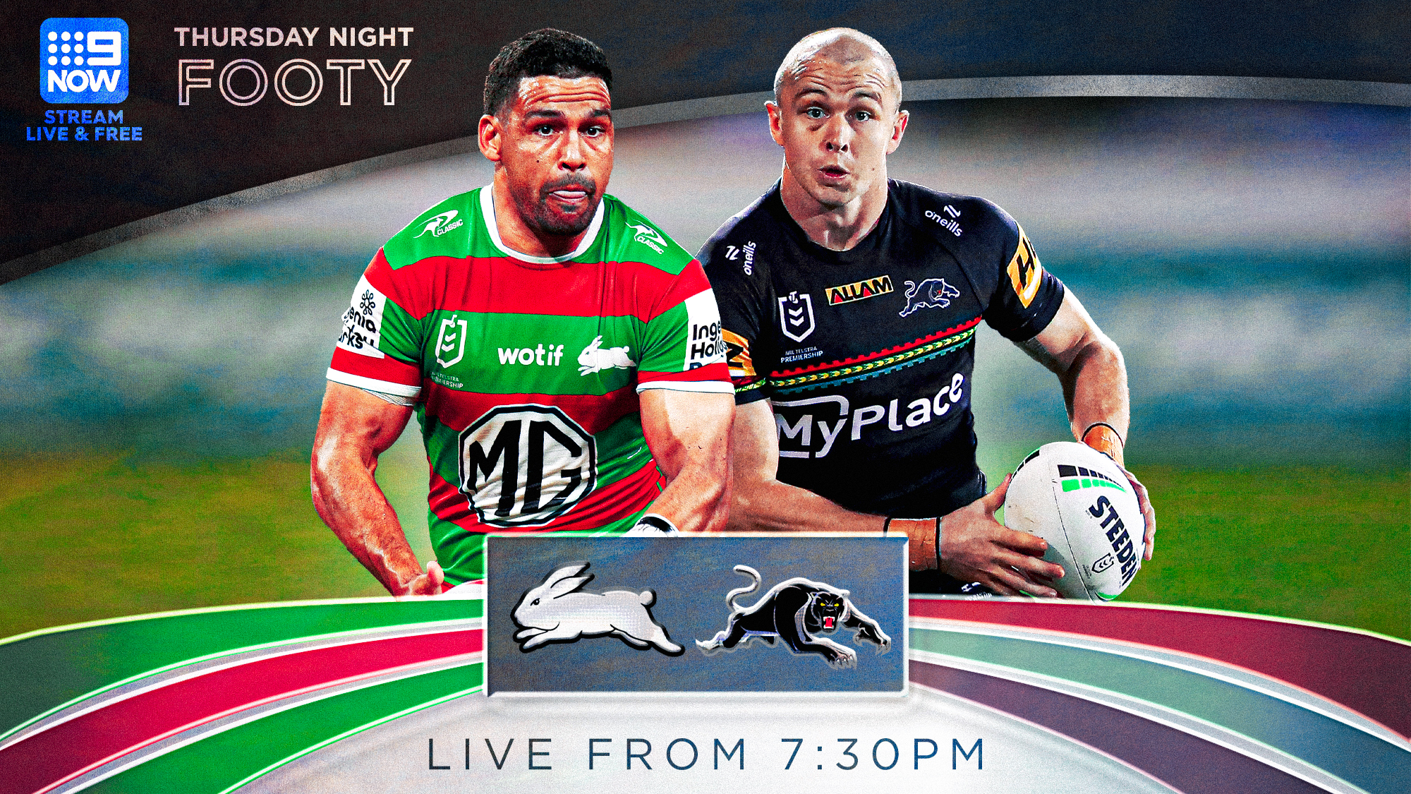 Broncos v Roosters in a superstar Friday night footy on Nine