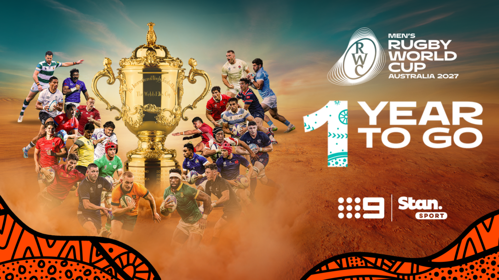 The Countdown Is On: Nine Celebrates One Year to Men’s Rugby World Cup 2027 